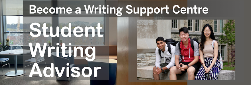Become a Peer Writing Advisor at WSC